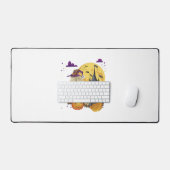 ヤギの魔女ブロムカボチャのハロウィーンの衣装 デスクマット (キーボード&マウス)