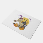 ヤギの魔女ブロムカボチャのハロウィーンの衣装 ドアマット (アングル)