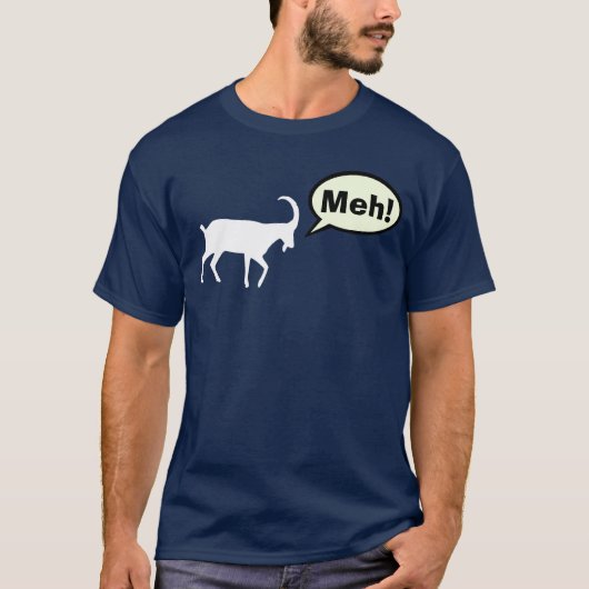 ヤギのMehのワイシャツ Tシャツ (正面)