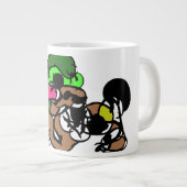 ヤギはおもしろい ジャンボコーヒーマグカップ (正面右)