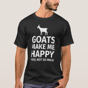 ヤギはそんなに幸せにしないよ Tシャツ