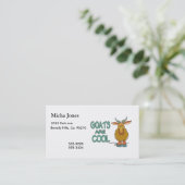 ヤギはクールです 名刺 (スタンド正面)