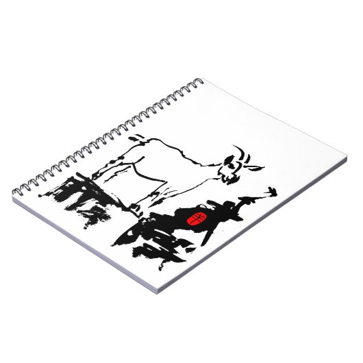 ヤギはベトナムの中国のな年の(占星術の)十二宮図のノートを揺すります ノートブック (左側)