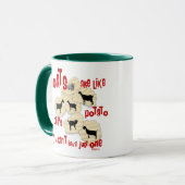 ヤギはポテトチップスに似ている マグカップ (正面左)