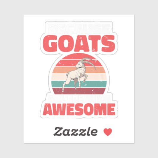 ヤギはヤギの恋人を素晴らし変装しているから。Pe シール (シート)