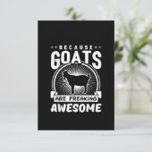 ヤギはヤギの素晴らし愛おもしろい好家 サンキューカード (スタンド正面)