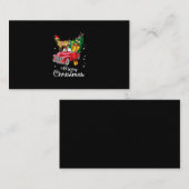 ヤギはレッドカークリスマスに乗る エンクロージャーカード (正面/裏面)