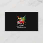 ヤギはレッドカークリスマスに乗る エンクロージャーカード (正面)