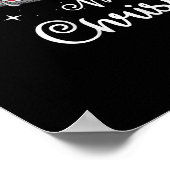 ヤギはレッドカークリスマスに乗る ポスター (角)