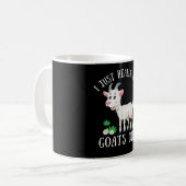 ヤギは本当に好き?ヤギおもしろい恋人 コーヒーマグカップ (正面左)