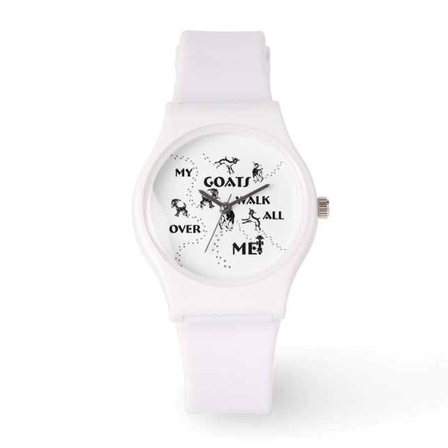 ヤギは私の周りを歩く 腕時計 (正面)