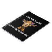 ヤギは私を幸せなヤギの恋人にする ノートブック (左側)