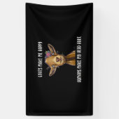 ヤギは私を幸せなヤギの恋人にする 横断幕 (縦)