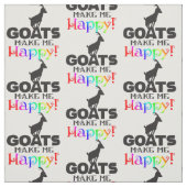 ヤギは私を幸せにする ファブリック (見本)