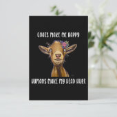 ヤギは私を幸せにする、ヤギの恋人 エンクロージャーカード (スタンド正面)