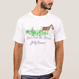 ヤギは食べ茶ゼリー豆を使わない Tシャツ
