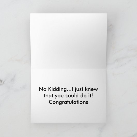 ヤギは「うわーやったわ！」と言っても冗談ではない。 カード (内部)