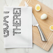 ヤギは「ヤギをそこに置くな！」 キッチンタオル (四つ折り)