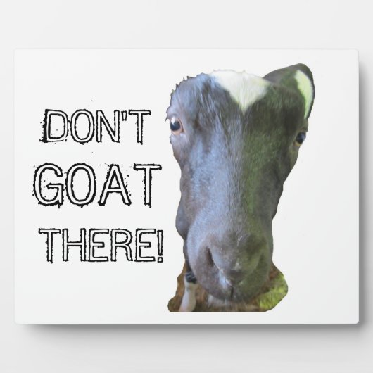 ヤギは「ヤギをそこに置くな!」 プラーク (正面)