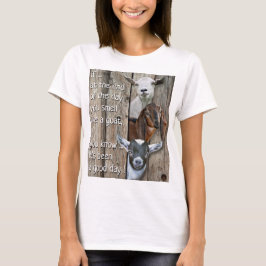 ヤギみたいに可愛い匂い Tシャツ