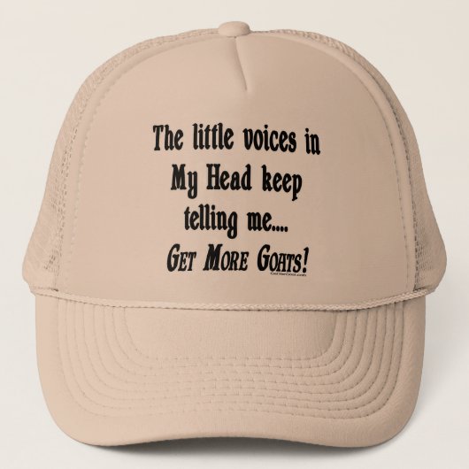 ヤギをもっとおもしろい買う キャップ (正面)