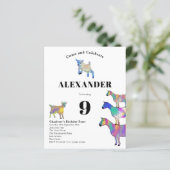 ヤギをテーマにしたおもしろい誕生日パーティー (スタンド正面)