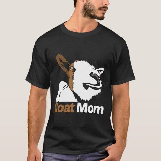 ヤギをテーマにした母ヒツジ子羊の牛の農家ヘルダーFa Tシャツ (正面)
