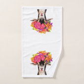 ヤギをペーズンするバスタオル バスタオルセット (ハンドタオル)