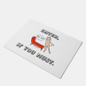 ヤギを気絶させる ドアマット (アングル)