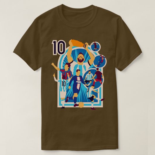 ヤギを汚す Tシャツ (デザイン正面)