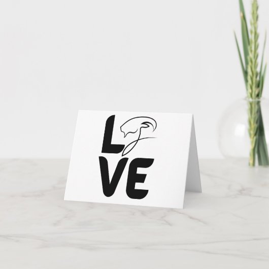 ヤギをOとして愛す空白の カード (正面)