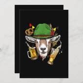 ヤギオクトーバーフェストレデルホセン衣装ギフト セーブザデート (正面/裏面)