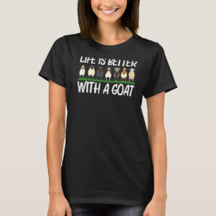 ヤギカッコいい女子男性へ国内山羊ファーム6 Tシャツ
