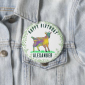 ヤギカラフルの追加ハッピーバースデー 缶バッジ (インサイチュ)