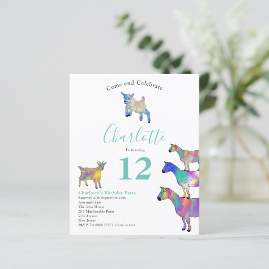 ヤギカラフルツファームアニマルバースデーパーティー (スタンド正面)