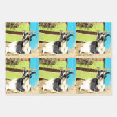 ヤギカラフルラッピングシート ラッピングペーパーシート (正面3)