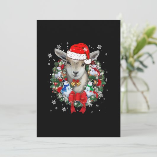 ヤギクリスマス装飾品贈与クリスマス贈与 セーブザデート (スタンド正面)