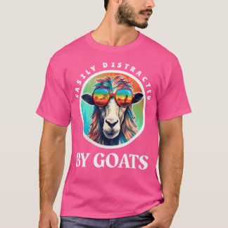 ヤギクールに気を取られやすいヤギ Tシャツ