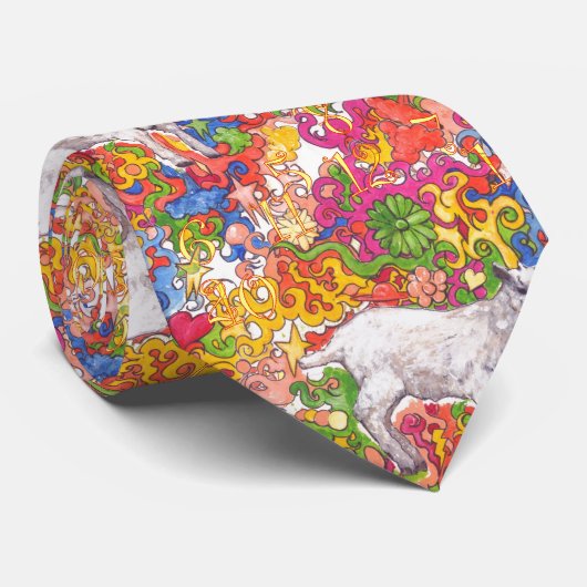 ヤギサイケデリック ネクタイ (ロール)