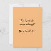 ヤギサンキューカード サンキューカード (裏面)