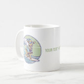 ヤギサーフィン コーヒーマグカップ (正面左)