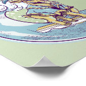 ヤギサーフィン ポスター (角)