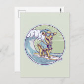ヤギサーフィン ポストカード (正面/裏面)