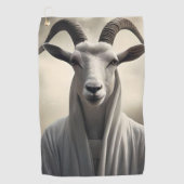 ヤギシェパード、ゴルフパターカバー ゴルフタオル (正面)