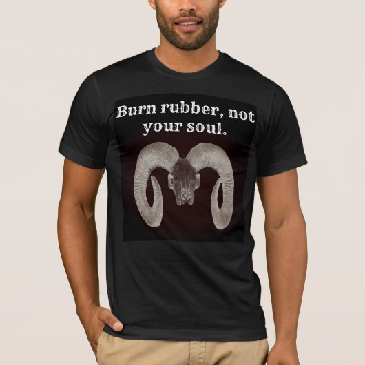 ヤギスカル顔パーソナライズされた、 Tシャツ (正面)