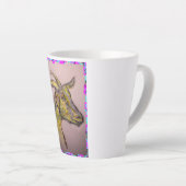 ヤギスケッチ カフェラテマグ (右アングル)