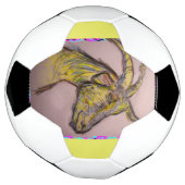 ヤギスケッチ サッカーボール (回転)