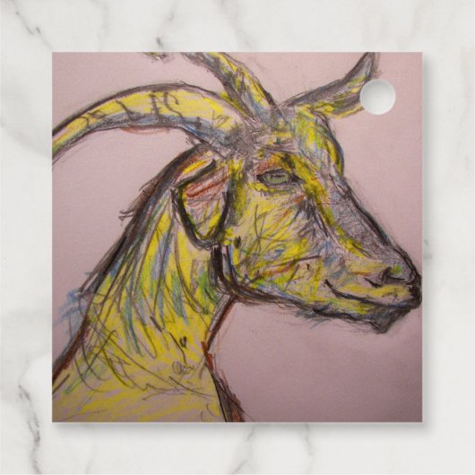 ヤギスケッチ フェイバータグ (裏面)