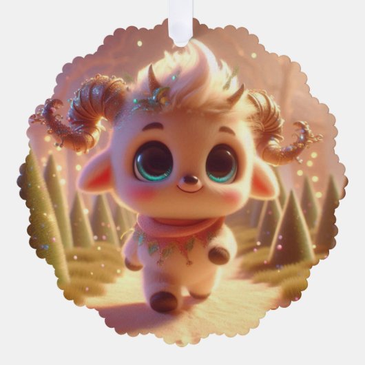 ヤギスタイリッシュヤ オーナメントカード (正面)