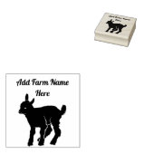 ヤギパーソナライズされたキドファームスタンプ ラバースタンプ (押印)
